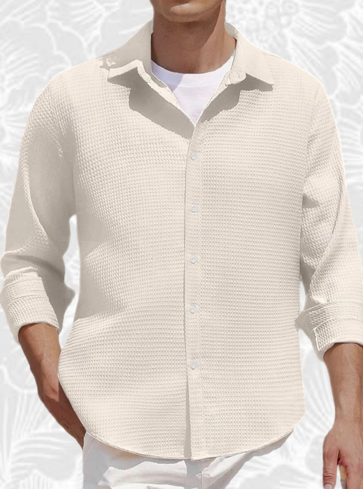 Camisa Waffle Urban – Estilo limpio, impacto máximo