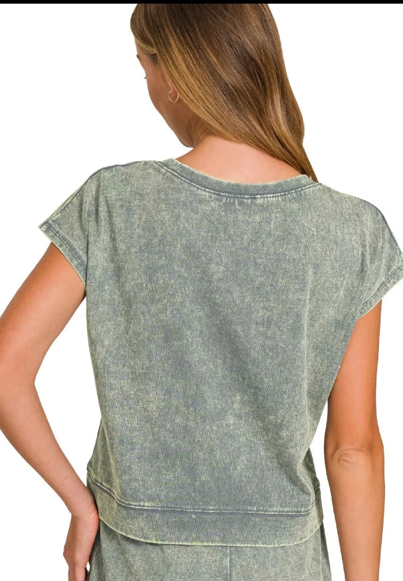 Conjunto Ash Jade Washed – Comodidad relajada, estilo auténtico