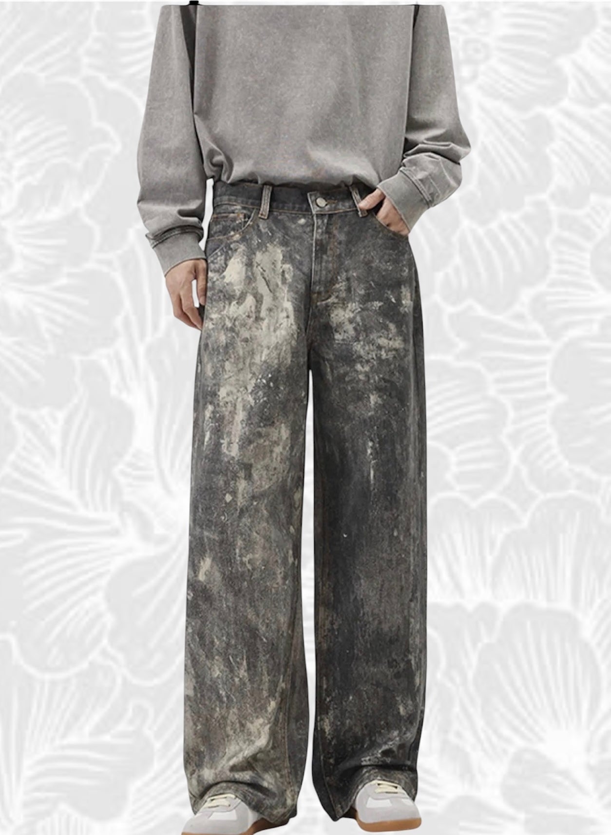 Grunge Wide Leg Denim