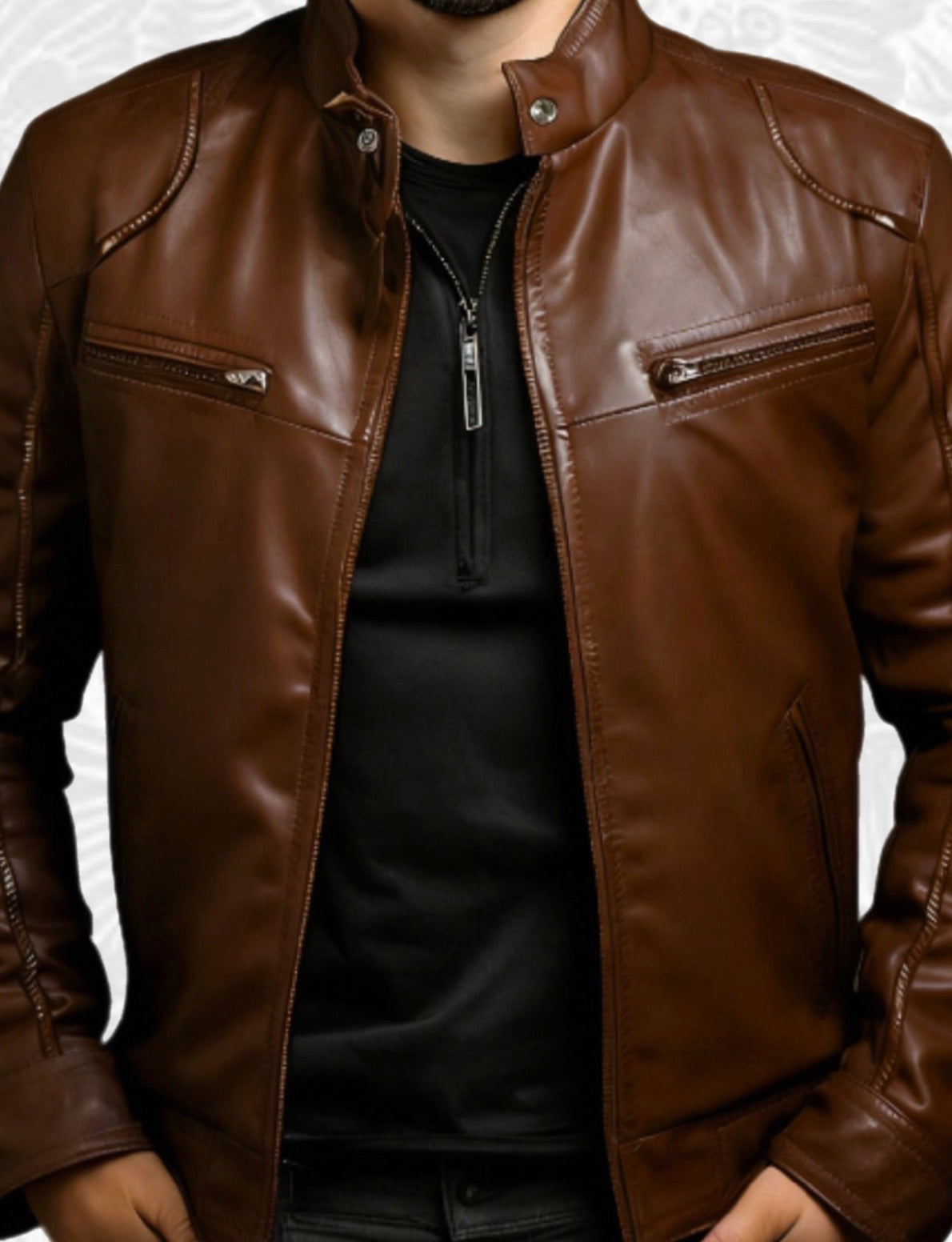 Chaqueta de Cuero Urban Elite – Estilo sofisticado, presencia absoluta