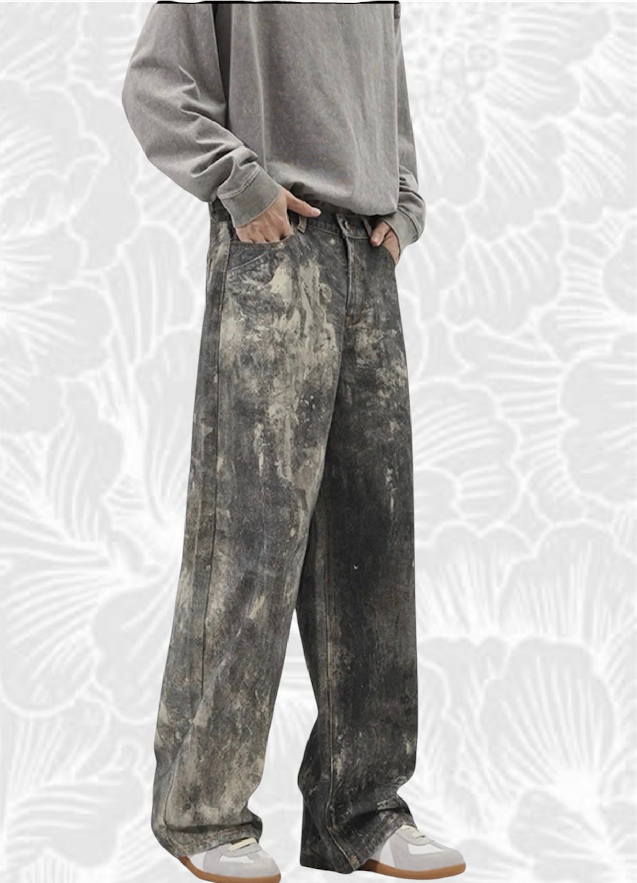 Grunge Wide Leg Denim